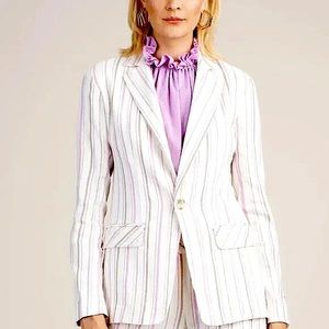 Trina Turk Wexler Stripe Blazer Jacket.